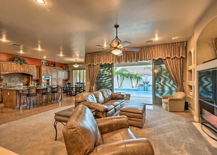 Vakantiehuis Heated Pool&Putting Green Luxe Gilbert Home Gilbert